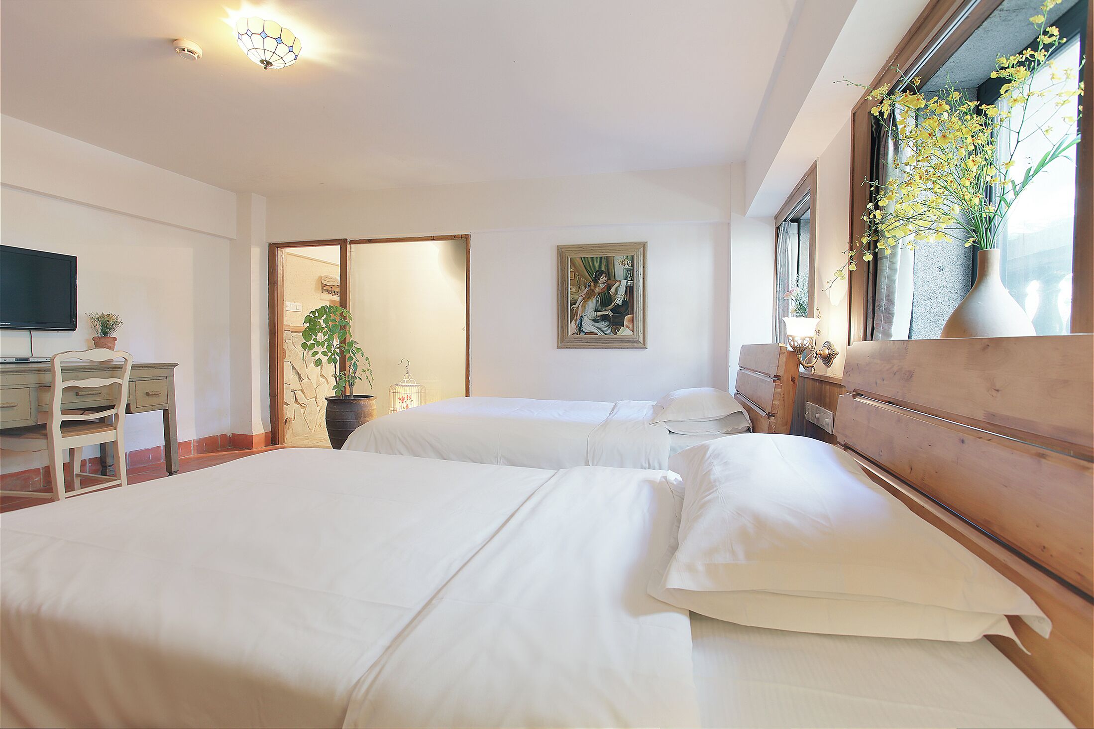 Couette en duvet d'oie, bureau