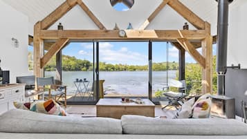 Télévision, cheminée