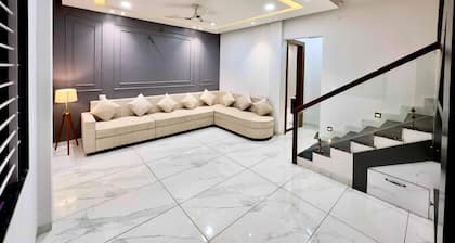 Luxury 3bhk villa perfect for families and friends with a rooftop party hall