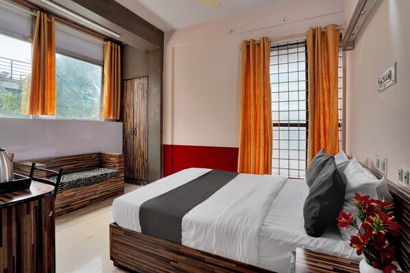 Chambre Deluxe Double ou avec lits jumeaux, vue ville | Vue sur la ville