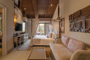 Quarto executivo, 1 cama King | 1 quarto, frigobar, cofres nos quartos, escrivaninha