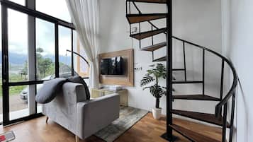 Villa | 1 camera, una scrivania, Wi-Fi gratuito, lenzuola