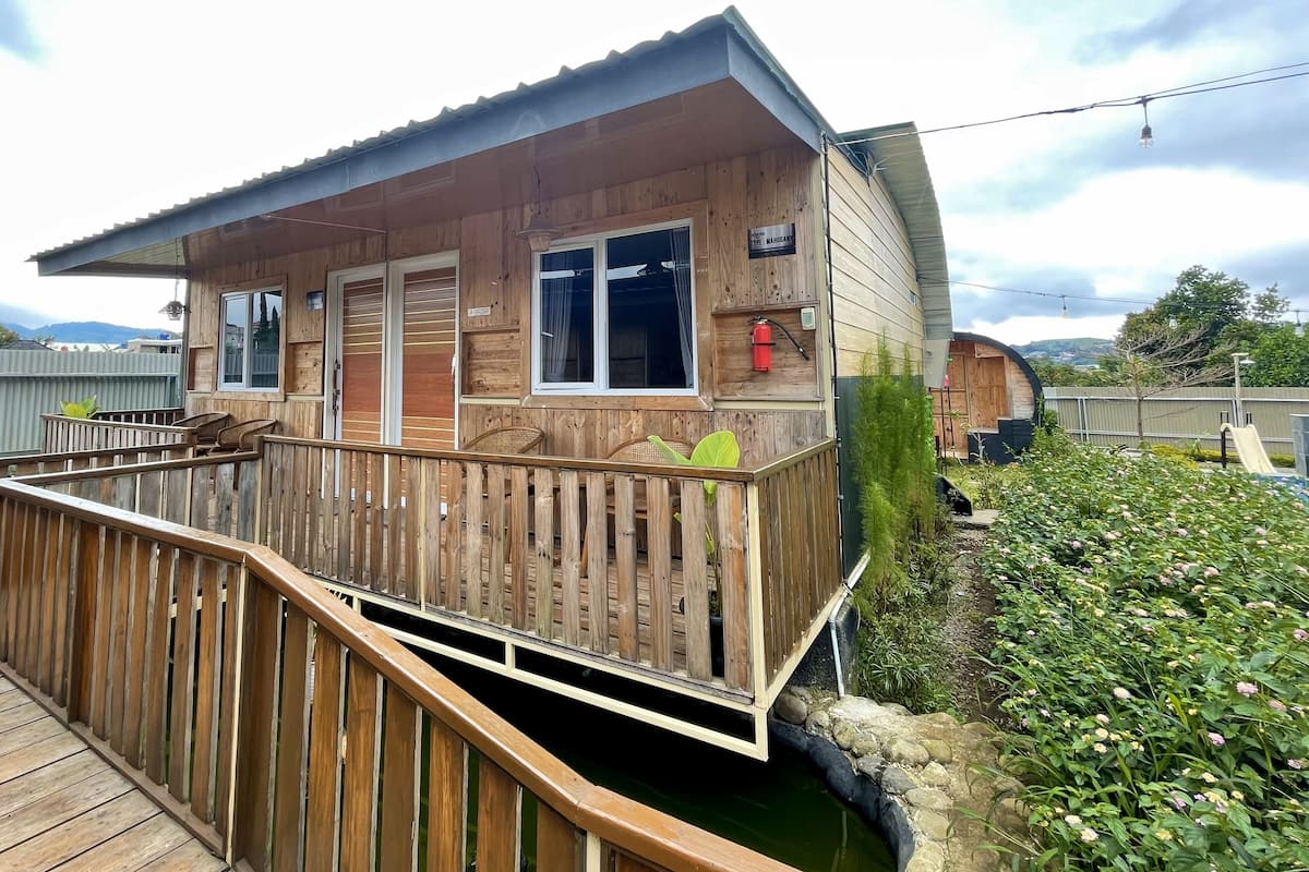 Cabane Confort | Vue de la chambre