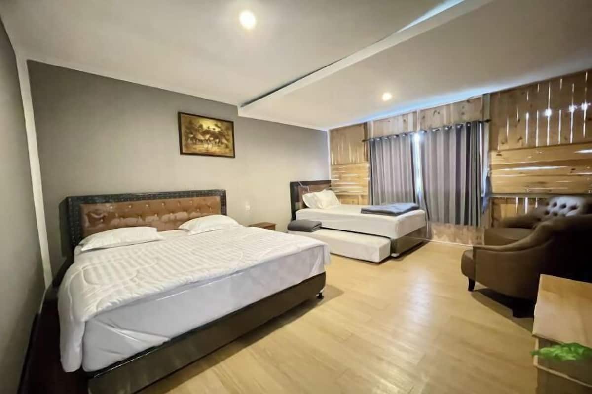 1 bilik tidur, meja, seterika/papan seterika, Wi-fi percuma