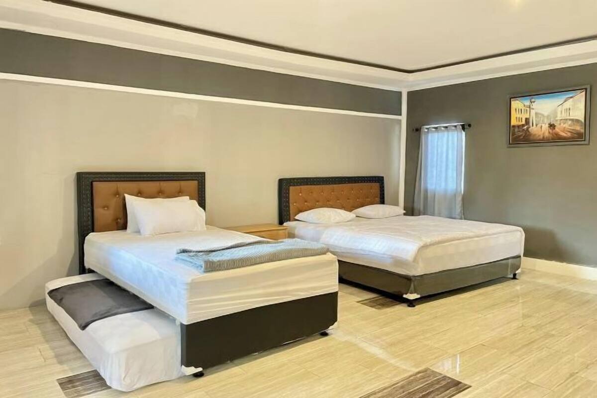 1 bilik tidur, meja, seterika/papan seterika, Wi-fi percuma