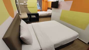 Desk, iron/ironing board, free WiFi, bed sheets