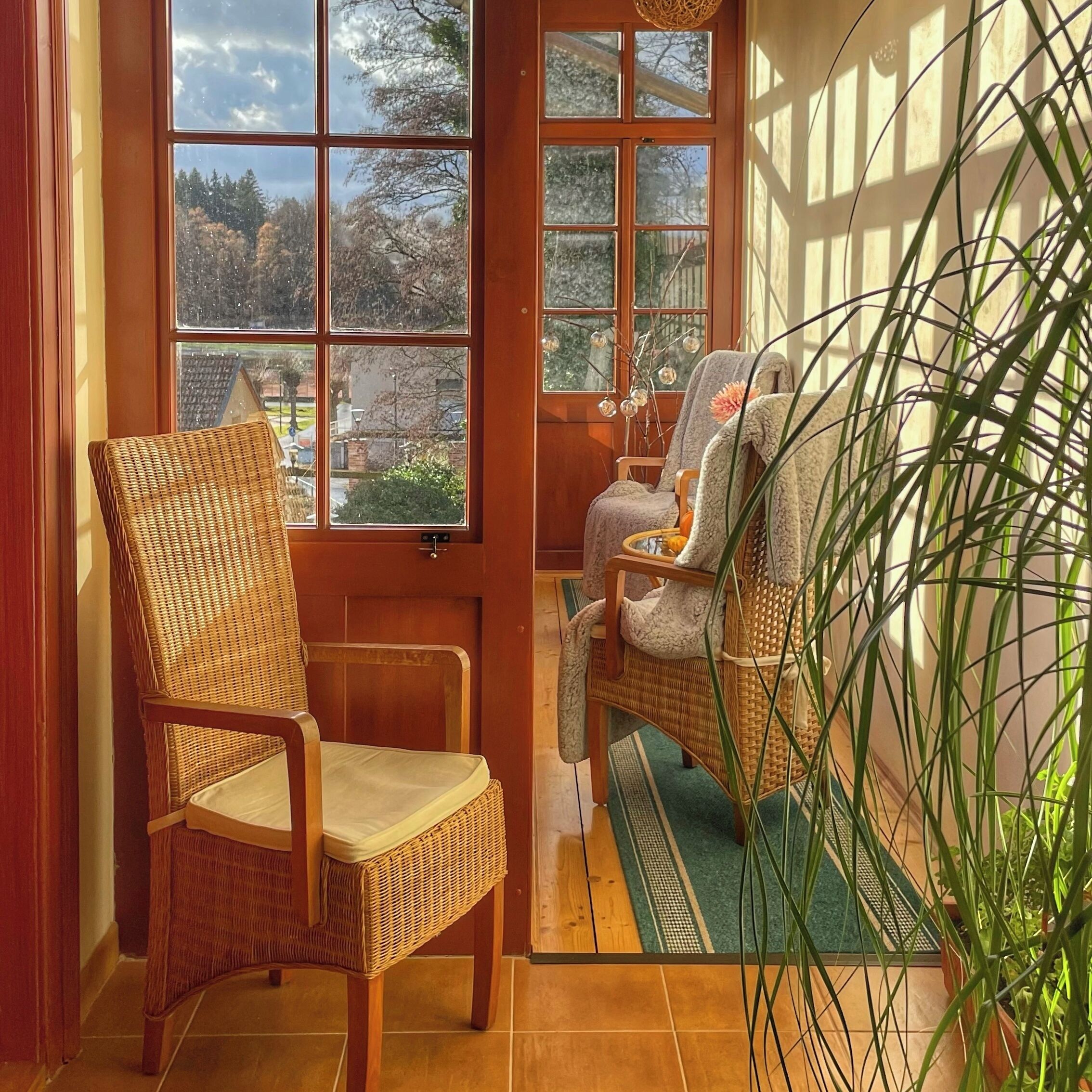 Căn hộ Superior, 1 phòng ngủ, không hút thuốc, quang cảnh đồi núi | Hiên