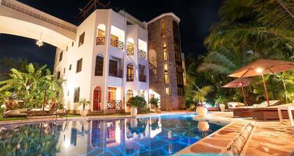 2-bedroom apartment with AC, WiFi in serene Diani Beach