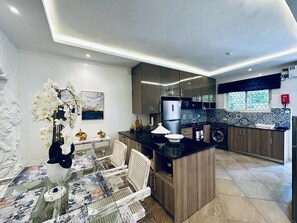 Private kitchen -  2-bedroom apartment with AC, WiFi in serene Diani Beach (Kwale County)