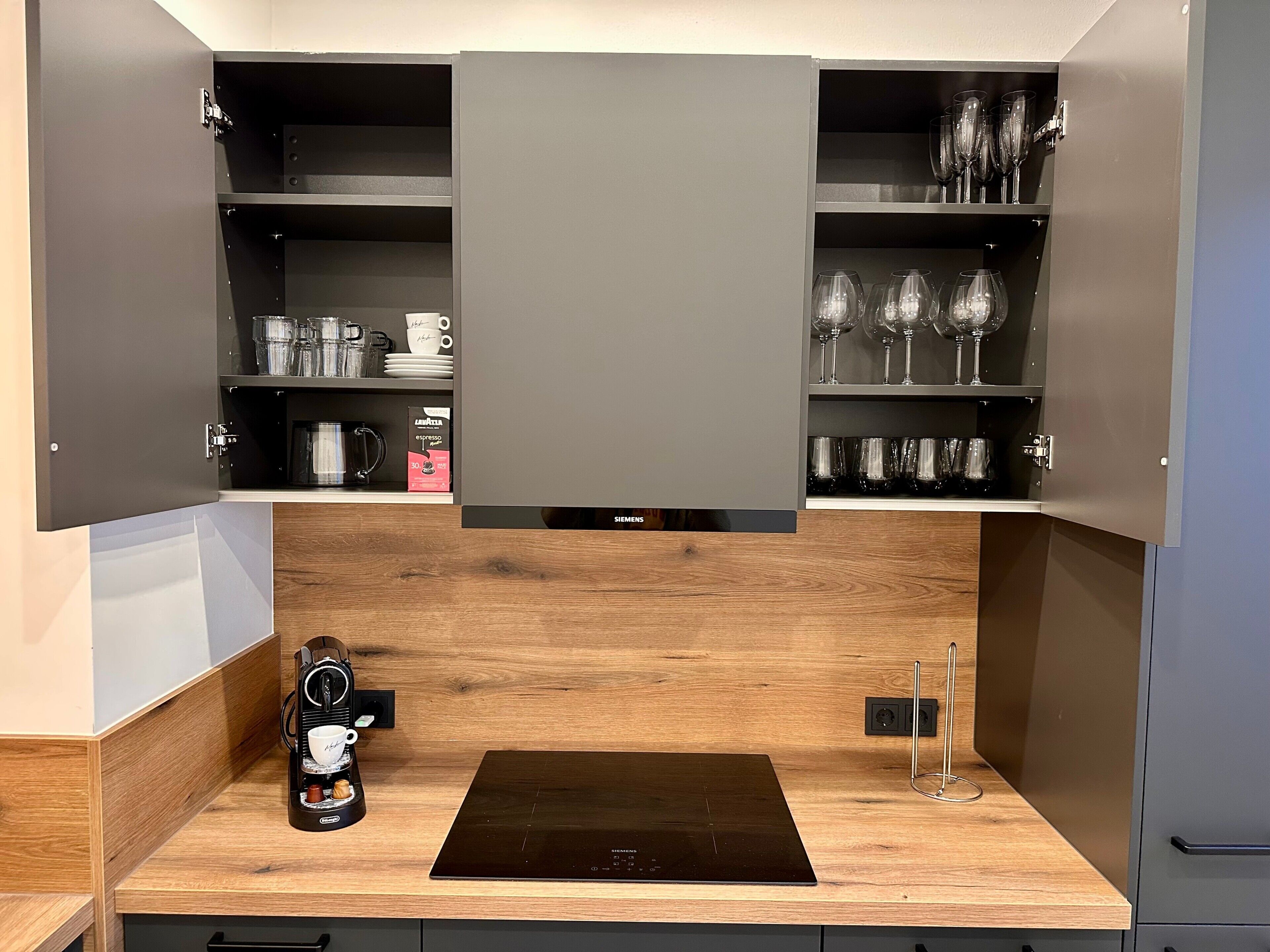 Kühlschrank, Ofen, Herdplatte, Geschirrspüler