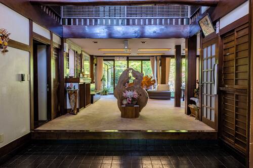 Interior entrance