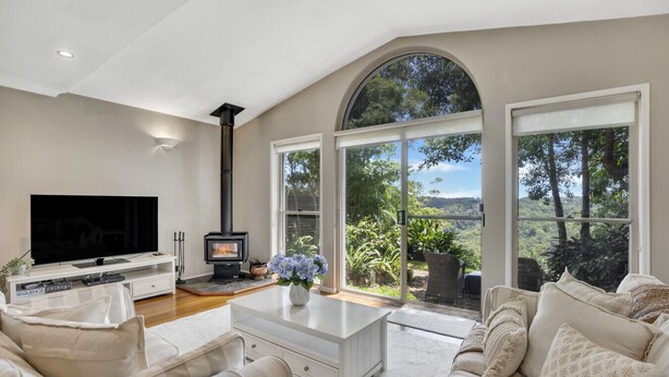 Smart TV, fireplace, DVD player, books