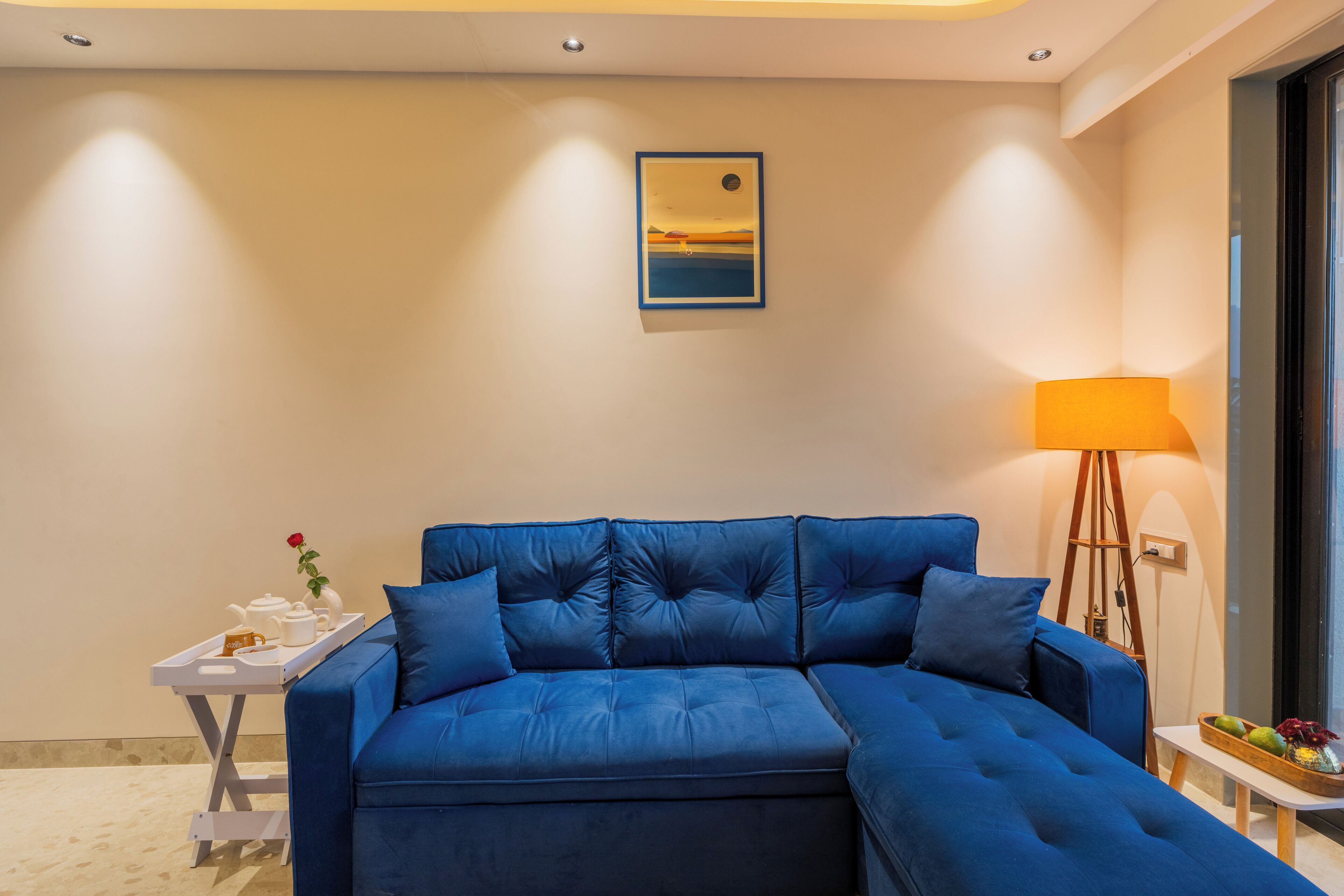 55-inch LCD TV with satellite channels