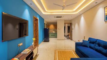 55-inch LCD TV with satellite channels