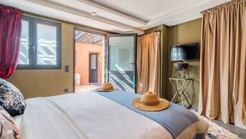 Deluxe-Doppelzimmer | Hochwertige Bettwaren, Zimmersafe, individuell dekoriert