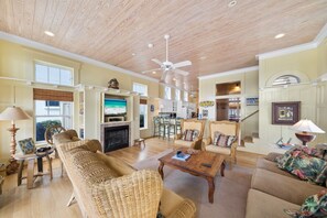 Smart TV, fireplace, offices