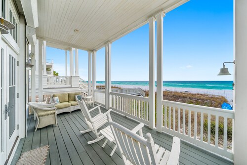 Shangri La - Stunning Gulf Front Estate + Guest Cottage in Carillon