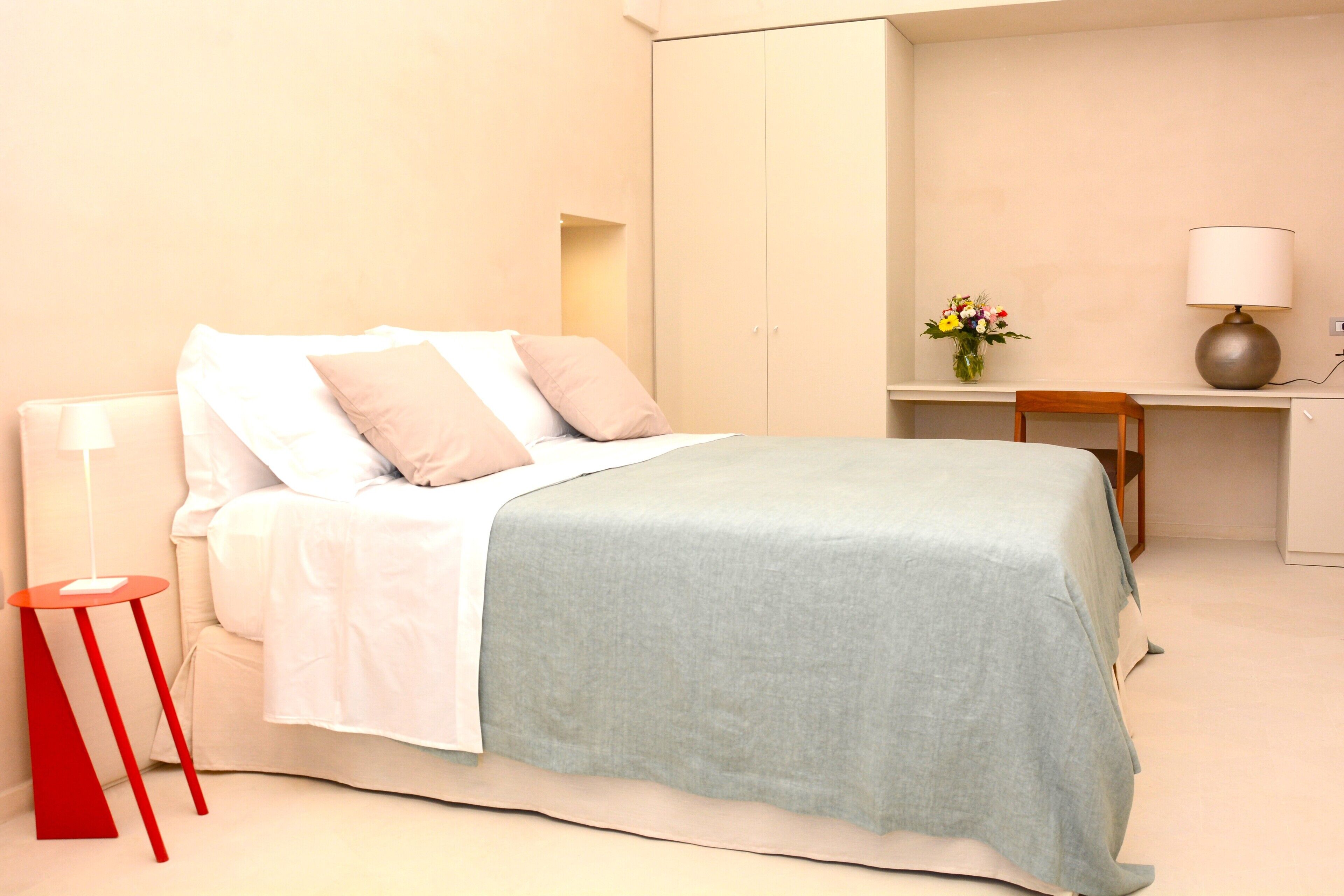 Chambre Confort Double ou avec lits jumeaux, patio, vue cour intérieure | Vue de la chambre