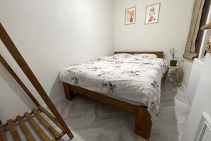 Fjölskylduíbúð - 2 svefnherbergi - borgarsýn | 2 svefnherbergi, öryggishólf í herbergi, myrkratjöld/-gardínur