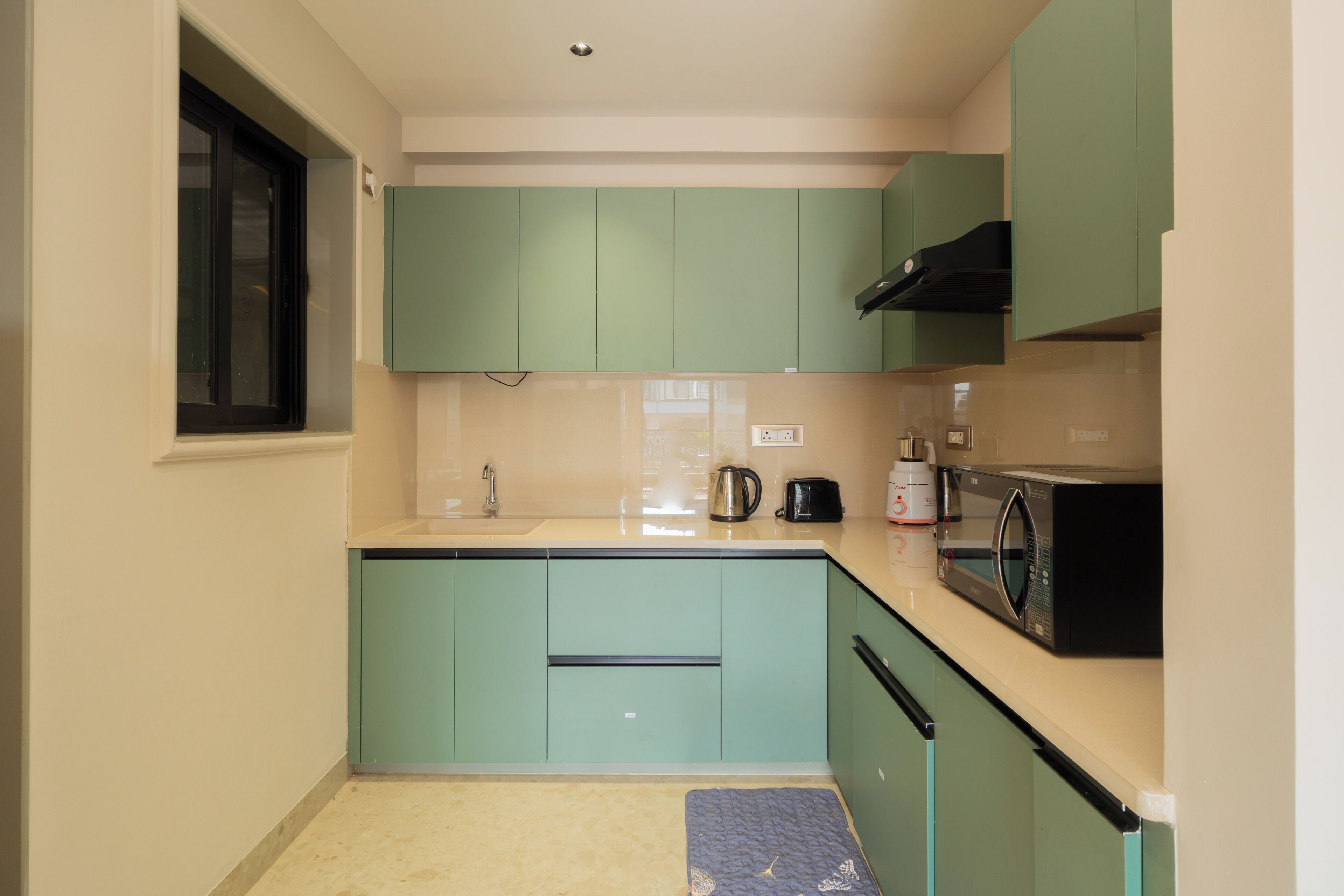 Apartment, 1 Katil Raja (King), Balcony, City View | Dapur peribadi