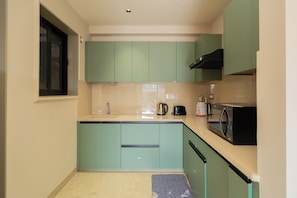 Apartment, 1 King Bed, Balcony, City View | Private kitchen - ELIVAAS Kamerios Maris 1 BHK Jacuzzi (Marra)