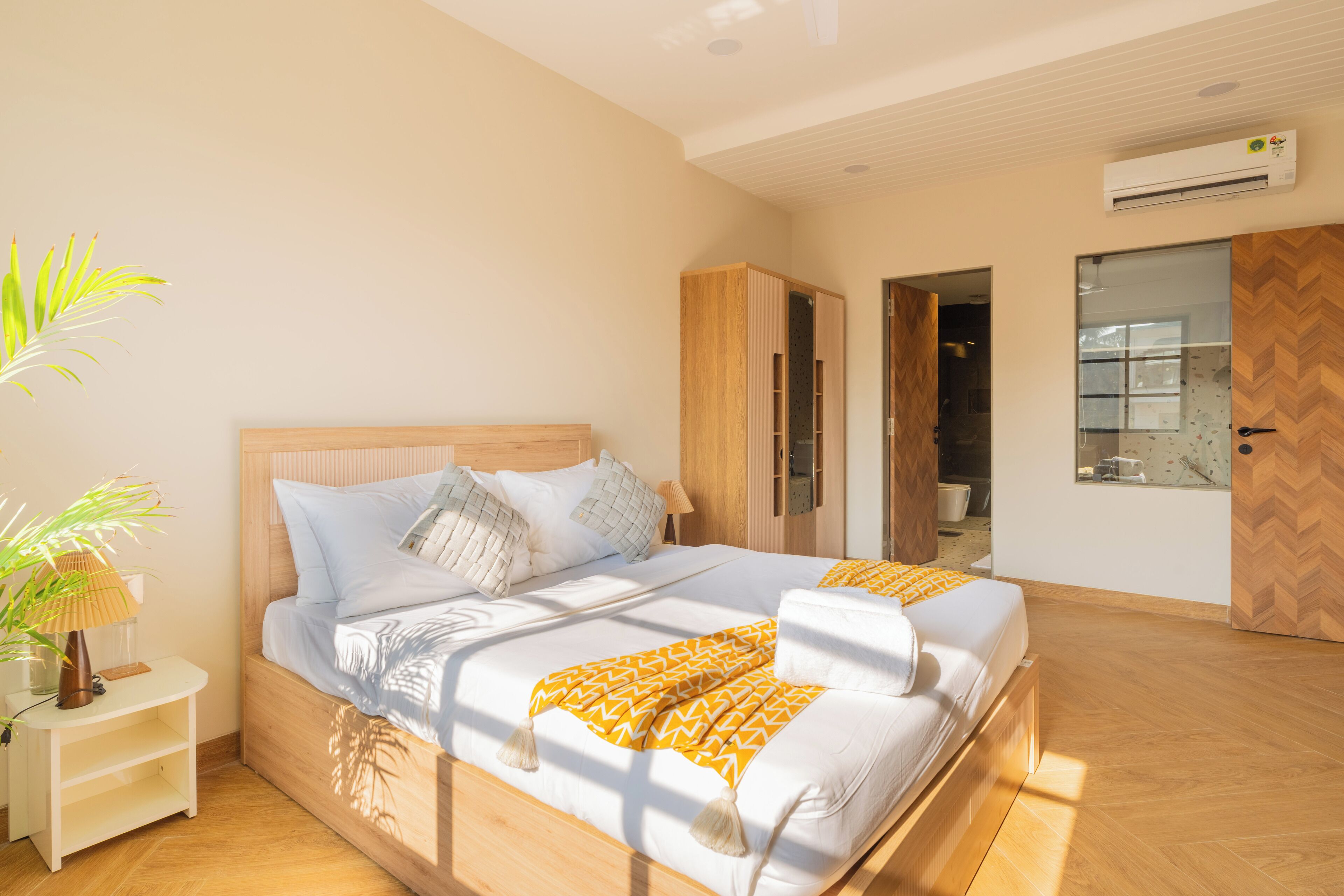 公寓, 1 張特大雙人床, 陽台, 城市景觀 | 1 間臥室、遮光布/窗簾、熨斗/熨衣板、免費無線上網