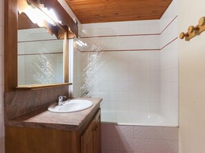 Bathroom - Family studio pets allowed - 4 pers, in the heart of Les Deux Alpes (Les Deux Alpes)