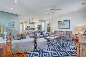 Smart-tv och ett bordtennisbord