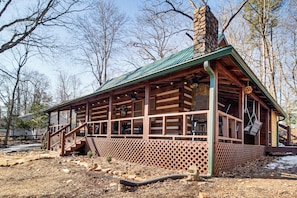 House (3 Bedrooms) | Interior - 3 Mi to Dtwn Ellijay: Tree-lined Cabin w/ Deck! (Ellijay)