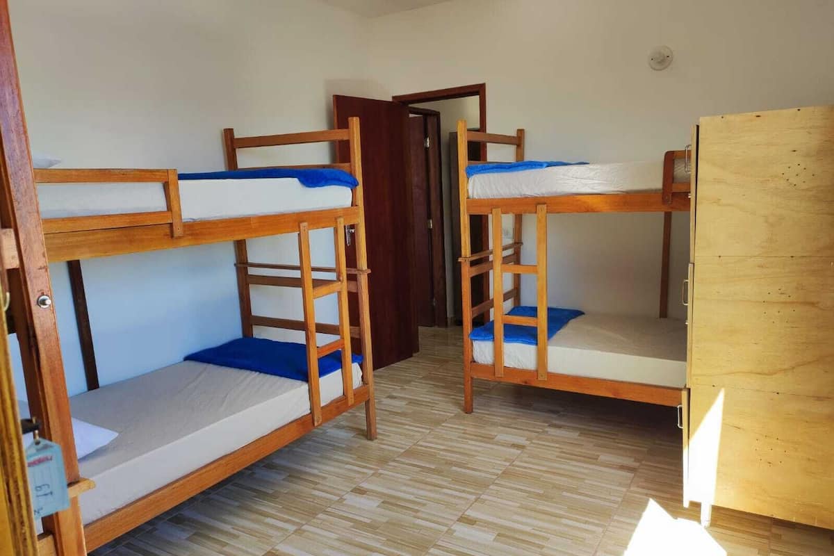 Economy Shared Dormitory (Quarto Compartilhado Masculino Sem Vi) | In-room safe, blackout curtains, iron/ironing board, free WiFi