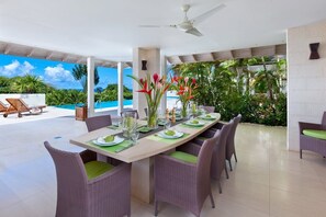 Outdoor dining - Tom Tom 4 Bedroom Villa (Holetown)
