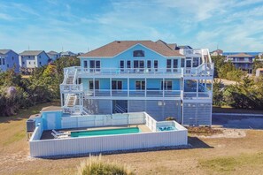 Exterior - Oceanside Dog Friendly Home w/ Private Pool, Elevator, Hot Tub, Shuffleboard (Salvo)