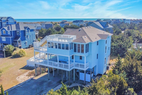 Exterior - Oceanside Dog Friendly Home w/ Private Pool, Elevator, Hot Tub, Shuffleboard (Salvo)