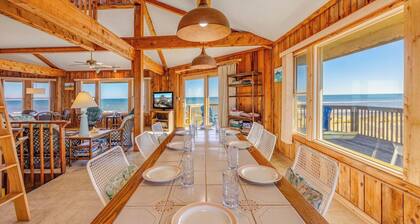 SUMMER SAVINGS - Oceanfront Home in Avon with Hot Tub and Stunning Views
