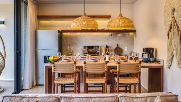 Unclassified image, 1 of 25, button - Serene 2BR w 3 Pools | Gym | Coworking | Fast WIFI (Tulum)