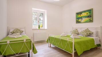 2 slaapkamers, wifi, beddengoed