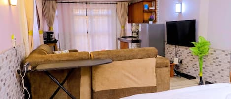 1 bedroom, iron/ironing board, WiFi, bed sheets