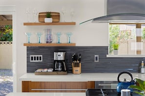 Fridge, microwave, oven, stovetop - Modern Scottsdale Retreat | Old Town (Scottsdale)