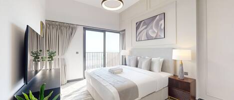 1 bedroom, iron/ironing board, free WiFi, bed sheets