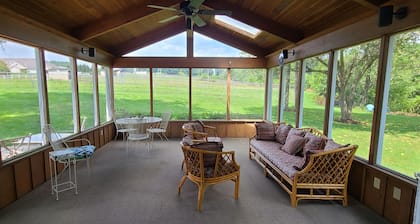 Peaceful 3-Bedroom Country Farmhouse Situated on 125 Acre Horse Farm