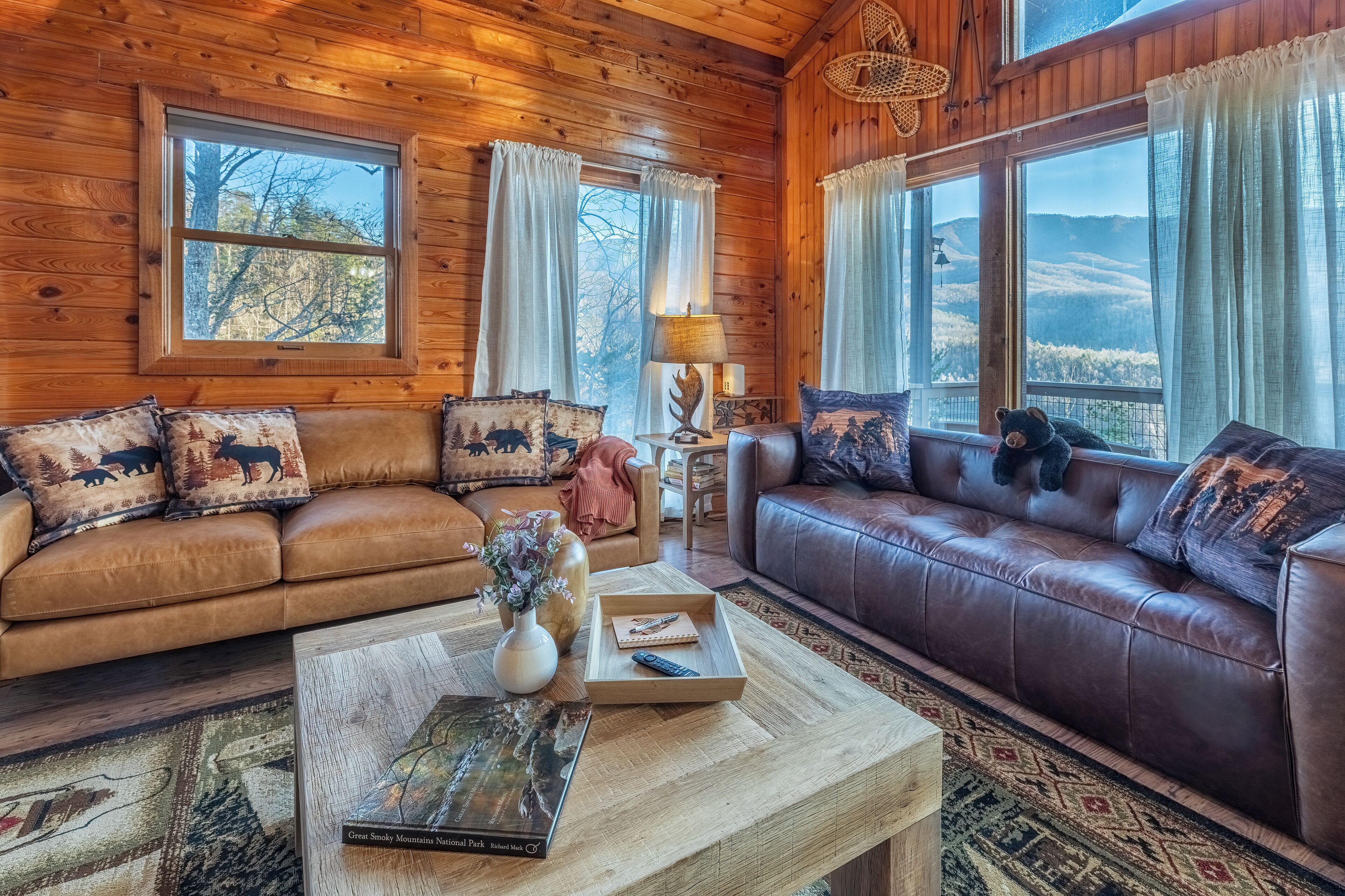 Smart TV, fireplace, video games, books