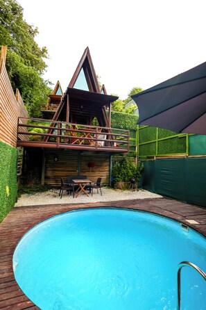 Deluxe Bungalow Private Hot Tub | Terrasse/patio