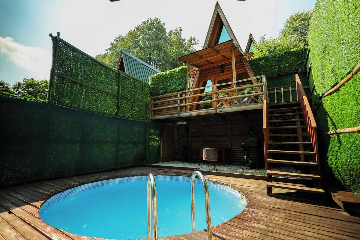 Deluxe Bungalow Private Hot Tub | ลานระเบียง/นอกชาน