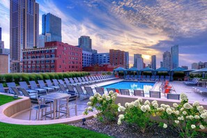 Pool - Two-Story Penthouse, City Views, Pool, Gym (Chicago)