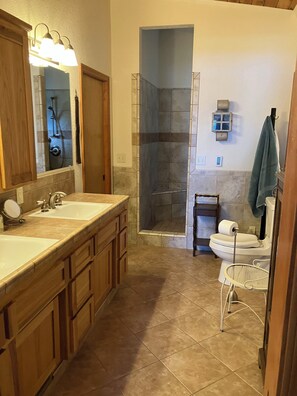 Dusche, Whirlpool, Seife, Toilettenpapier