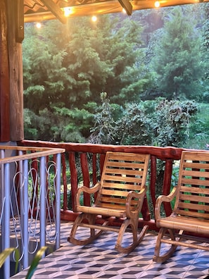 Cabin-Style Family Suite with Private Terrace | Terrace/patio