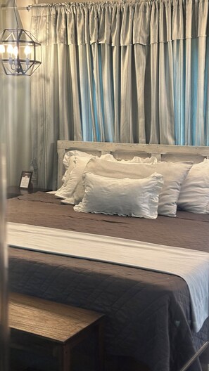 Double Room, Private Bathroom, Ground Floor | Premium bedding, down comforters, iron/ironing board, free WiFi