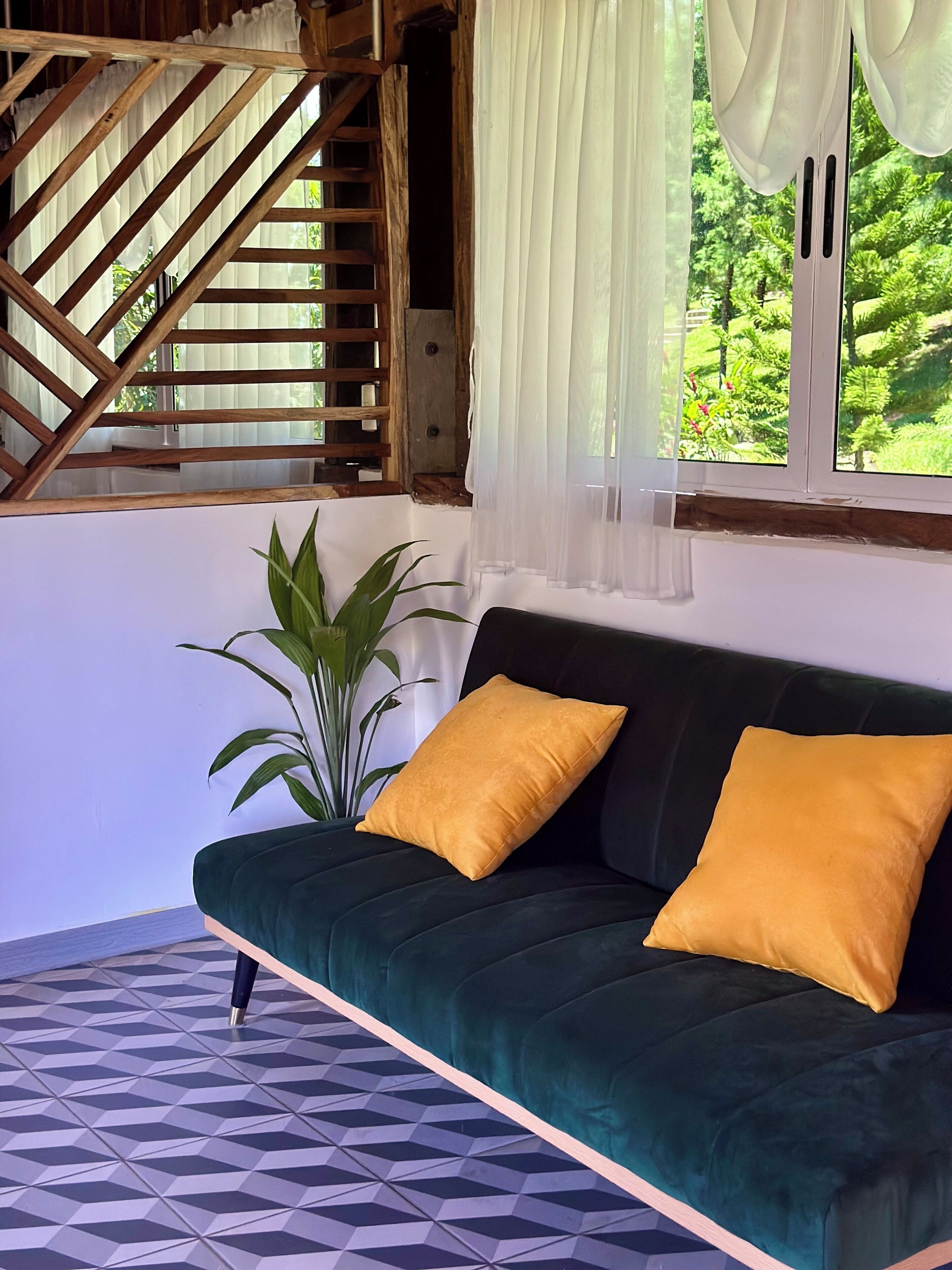 Habitación familiar, baño privado | Edredón, tabla de planchar con plancha, wifi gratis y ropa de cama 