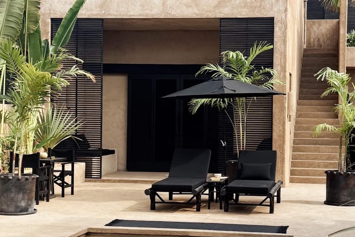 Suite, patio, vue océan | 1 chambre, bureau, Wi-Fi gratuit