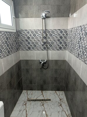 Towels, soap, toilet paper